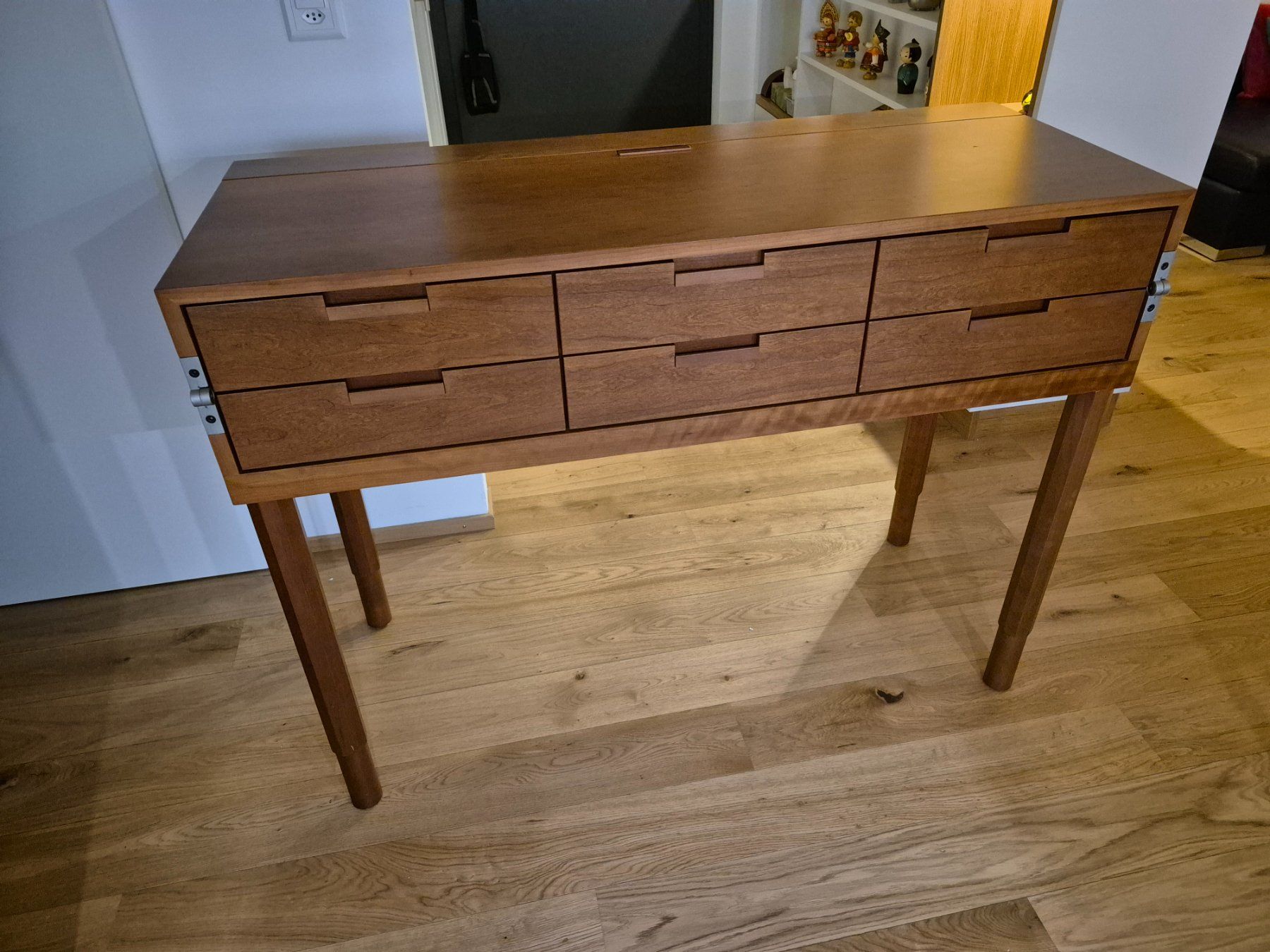 Segretario design in legno di merisier - Image 1