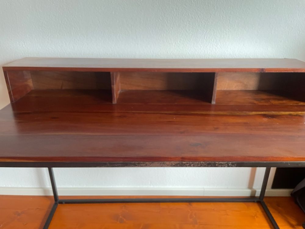 Scrivania in legno/metallo in stile industriale, in ottimo stato! - Image 2