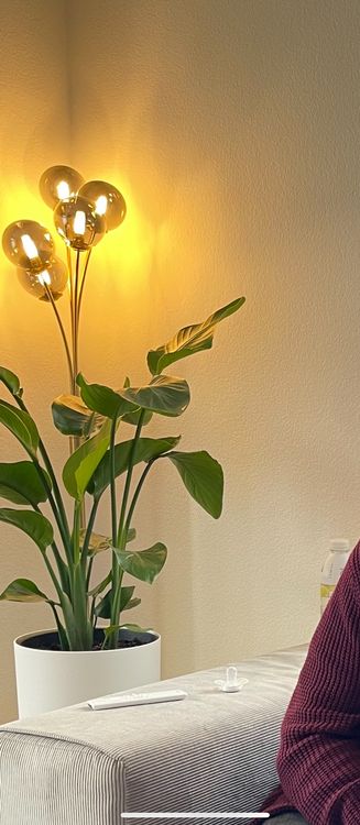 Lampada da terra moderna con sfere - Ottica oro - Ottime condizioni