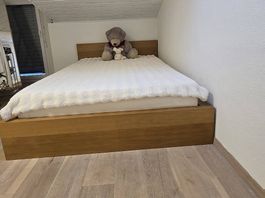 Letto matrimoniale, legno, 140x200 - Image 2