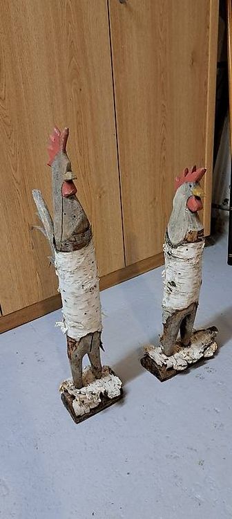 Orecchini in legno e betulla, lavorazione a mano, 2 pezzi!