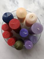 Diverse collezione di candele, candele di stoppie e candele da tavola.. - Image 2
