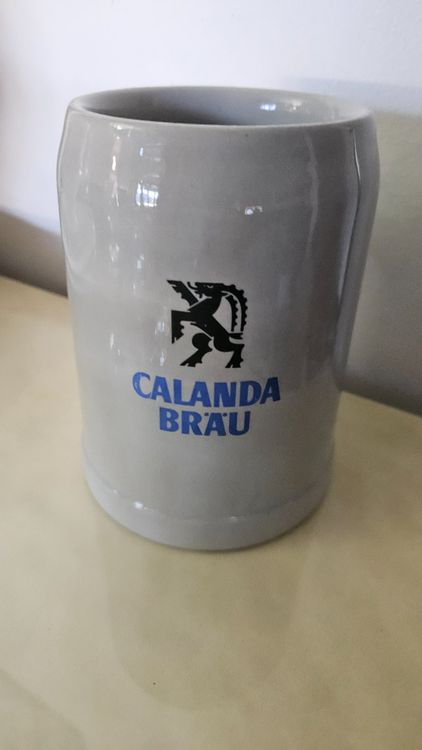 Boccale birra in ceramica Calanda Bräu