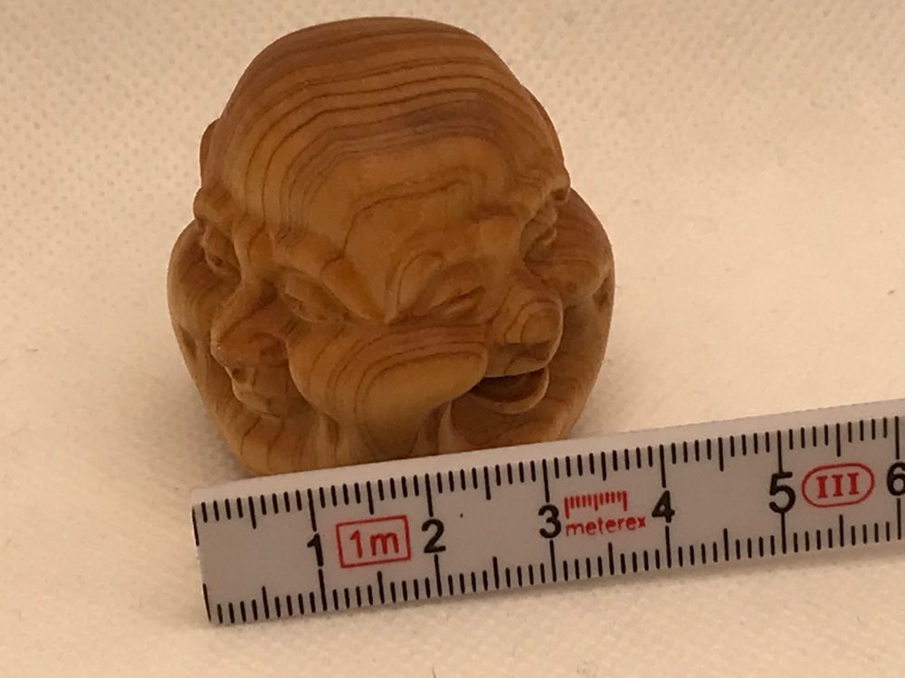Buddha cinese a quattro facce - legno di cipresso
