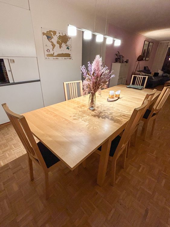 Tavolo da pranzo con sedie e sideboard di Ikea - Image 2