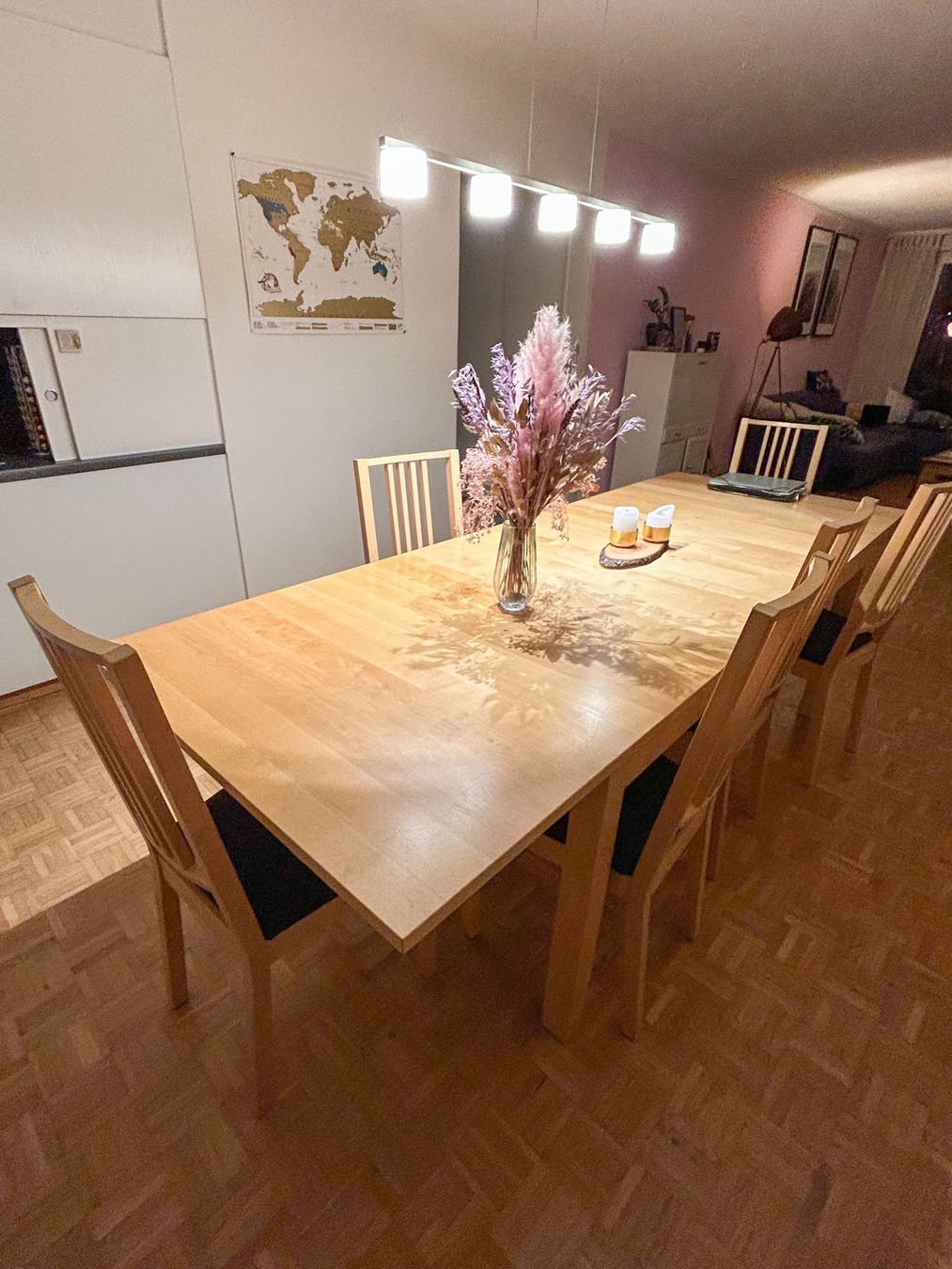 Tavolo da pranzo con sedie e sideboard di Ikea - Image 3