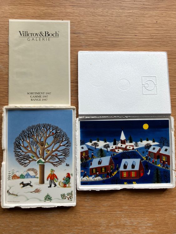 Villeroy &amp; Boch Vaso da stoviglie per Natale 1987 rarità