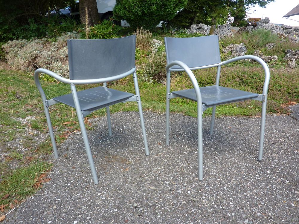 7 sedie impilabili Sedie da giardino Sedie per pasti SEGIS BREEZE - Image 2