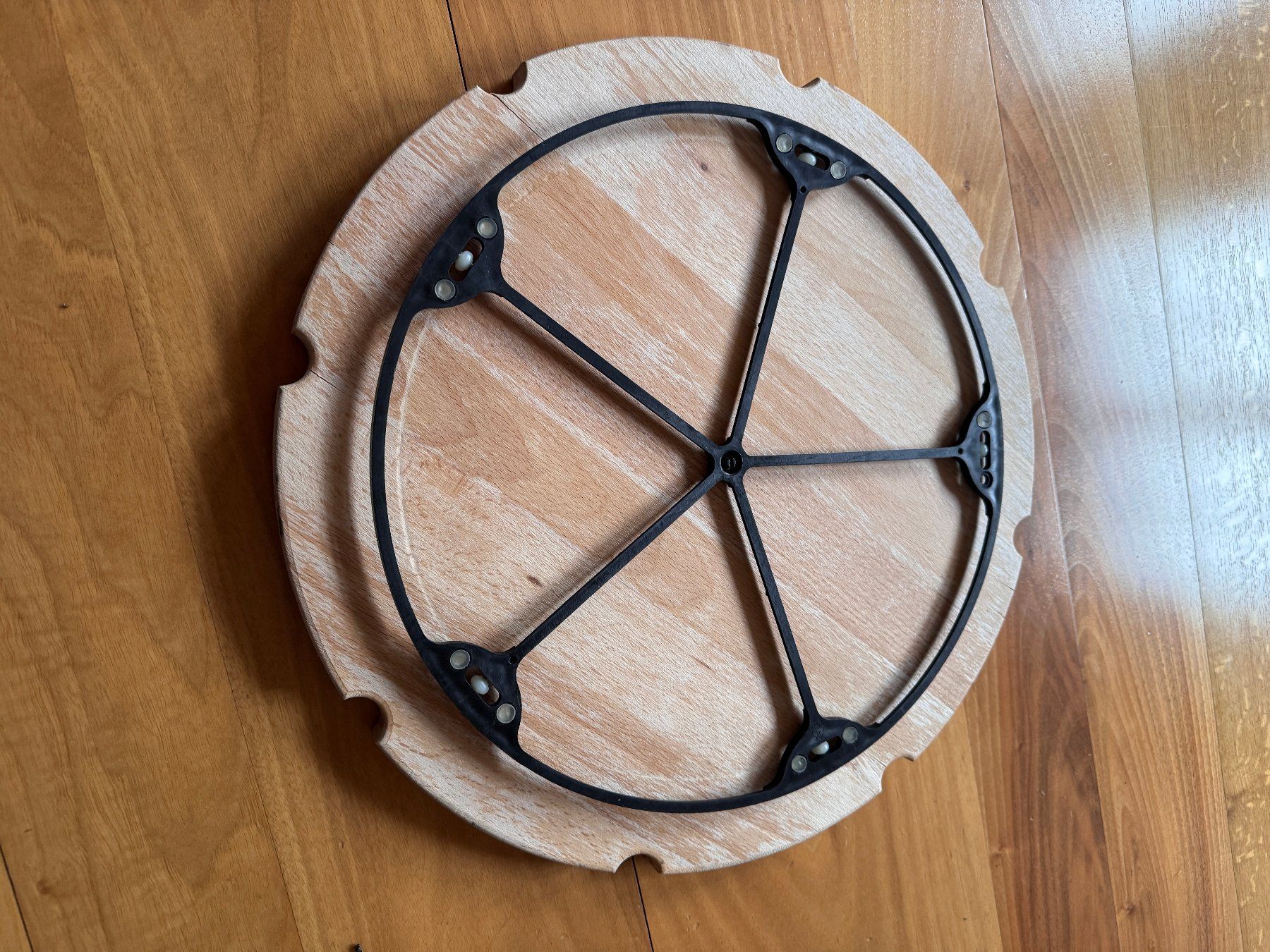 Ruota girevole in legno (2 pezzi) - Image 3