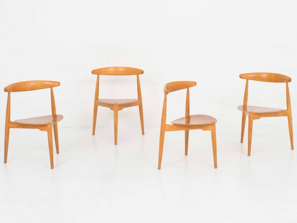 Hans J. Wegner "Heart" / FH4103 Sedie di Fritz Hansen