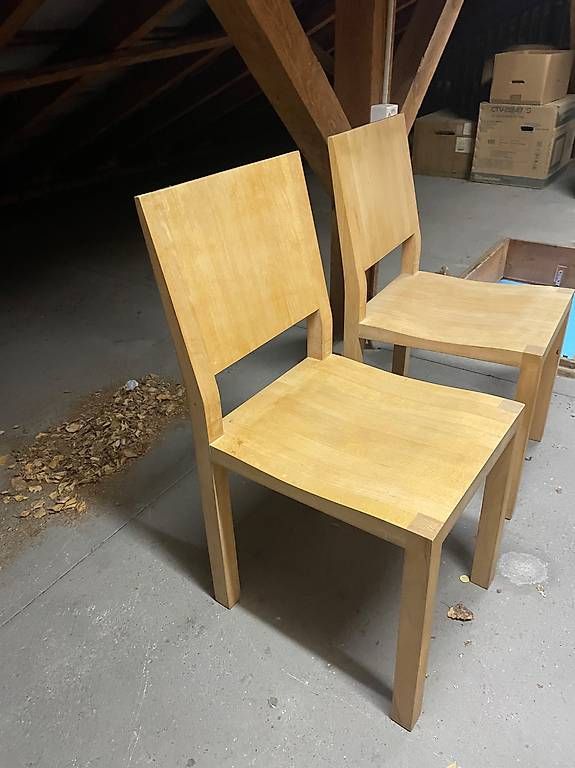 2x sedie in legno massiccio - Image 3