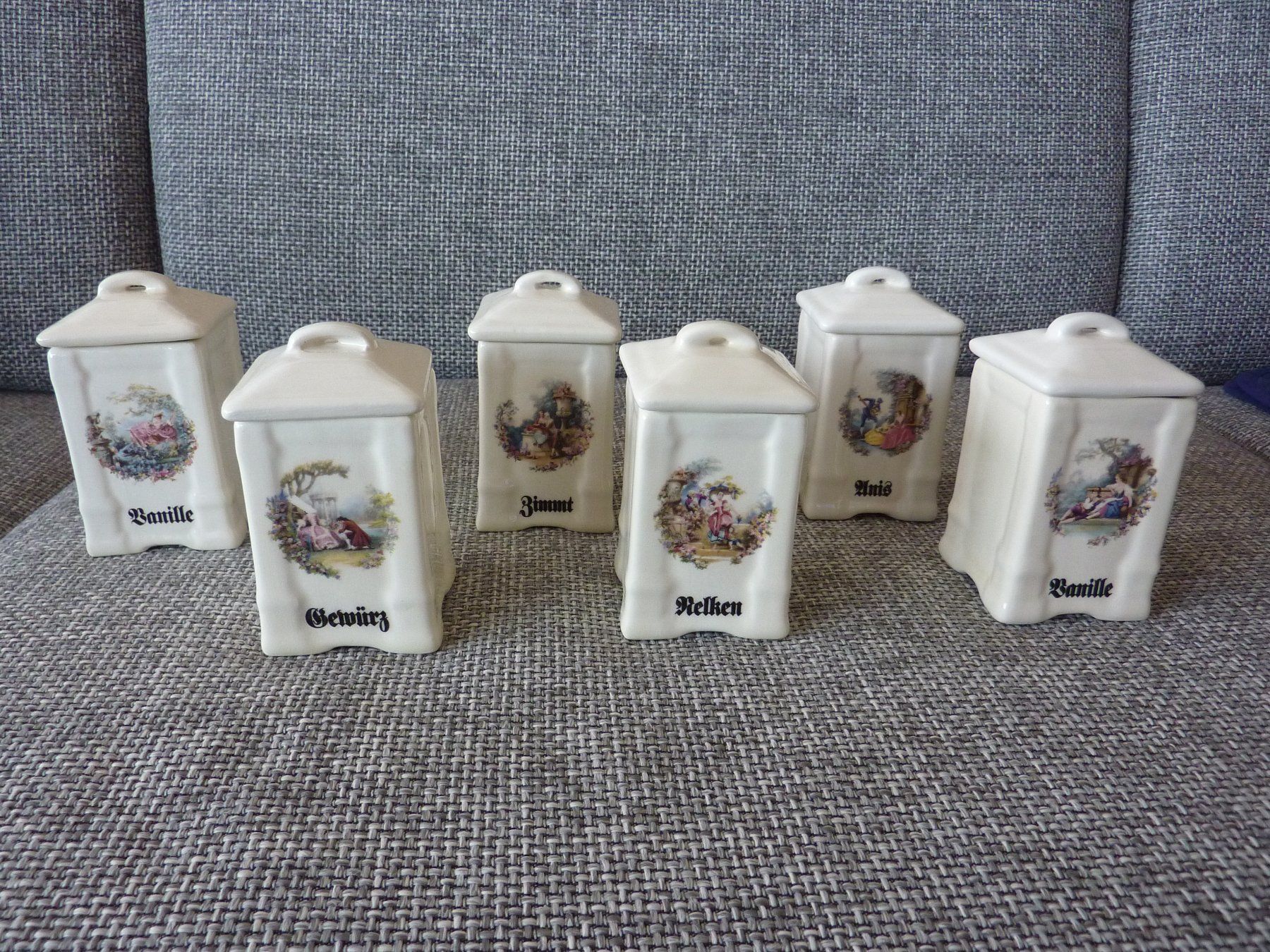 Antica macina del caffè con 6 contenitori per spezie, 21,50 € - Image 3