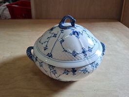 Villeroy &amp; Boch Suppenterrine, Vitro Porcellana, Decor blu - Image 2