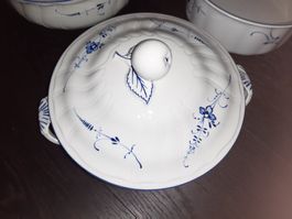 Villeroy &amp; Boch Suppenterrine, Vitro Porcellana, Decor blu - Image 3