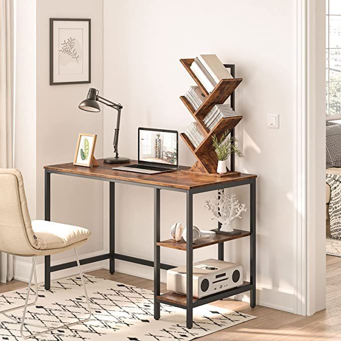 Libreria Libreria a forma di albero con 4 ripiani in metallo - Image 3