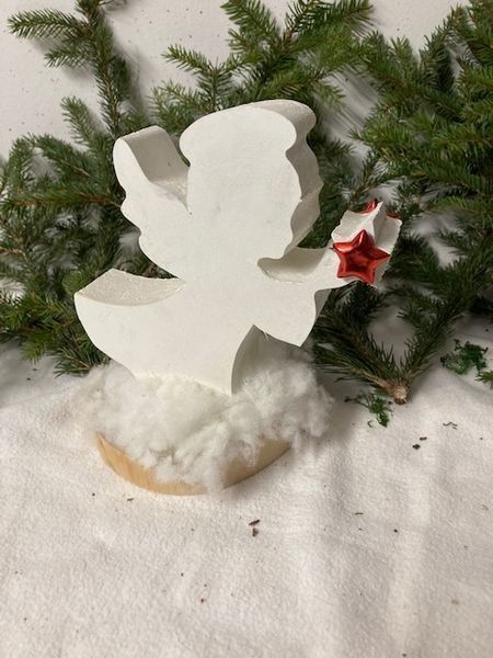 Decorazione in legno Engel Self Made Nuova