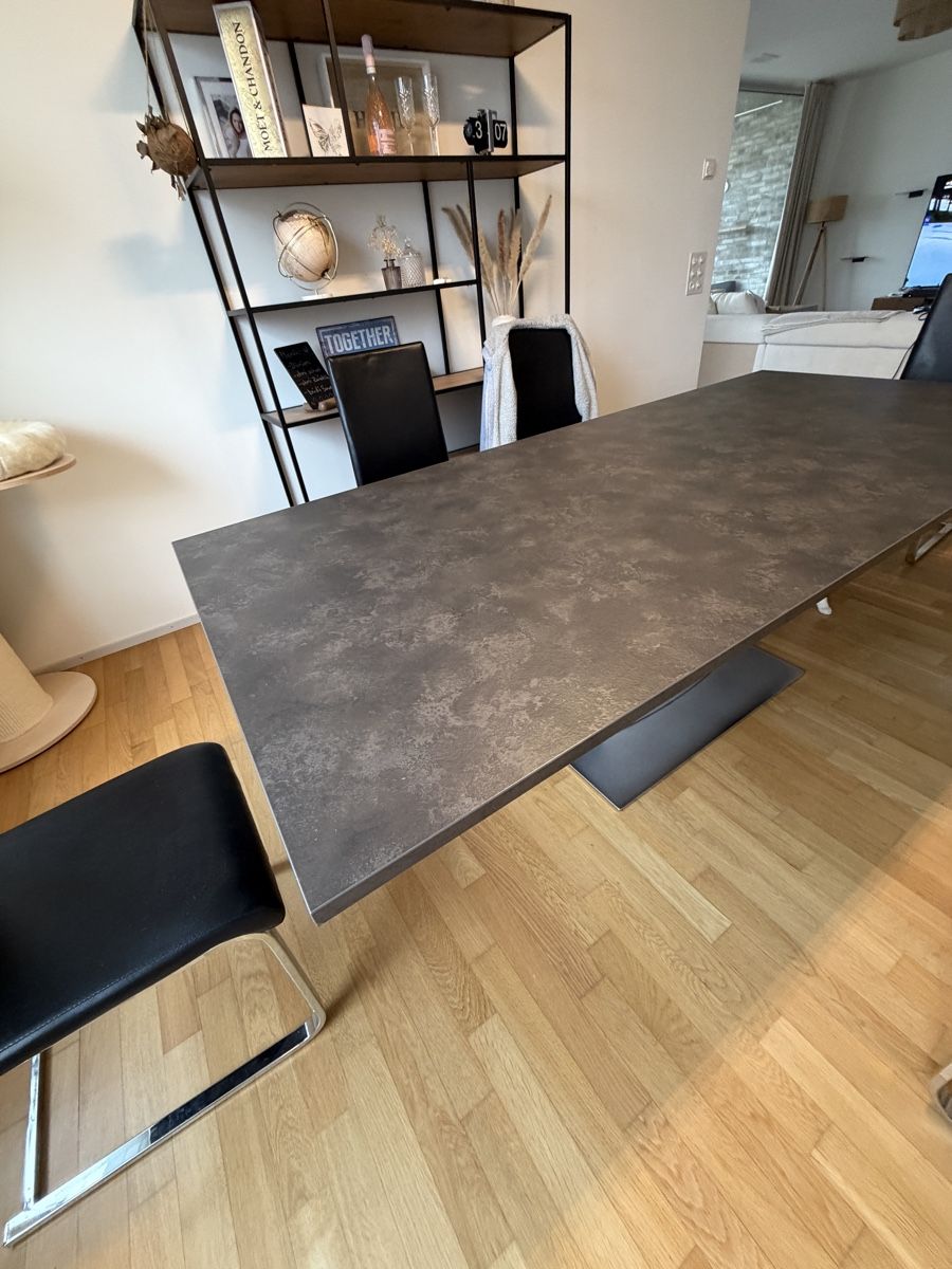 Tavolo da pranzo moderno 220×100 cm – curato – piede di qualità - Image 3