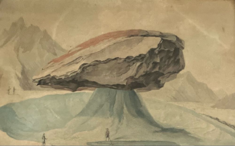 Caspar Wolf, La grande pietra sul ghiacciaio Nordaan