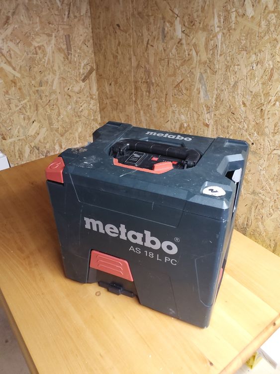 Metabo AS 18 L PC aspirapolvere a batteria con accessori e sacchetto filtro 🧹