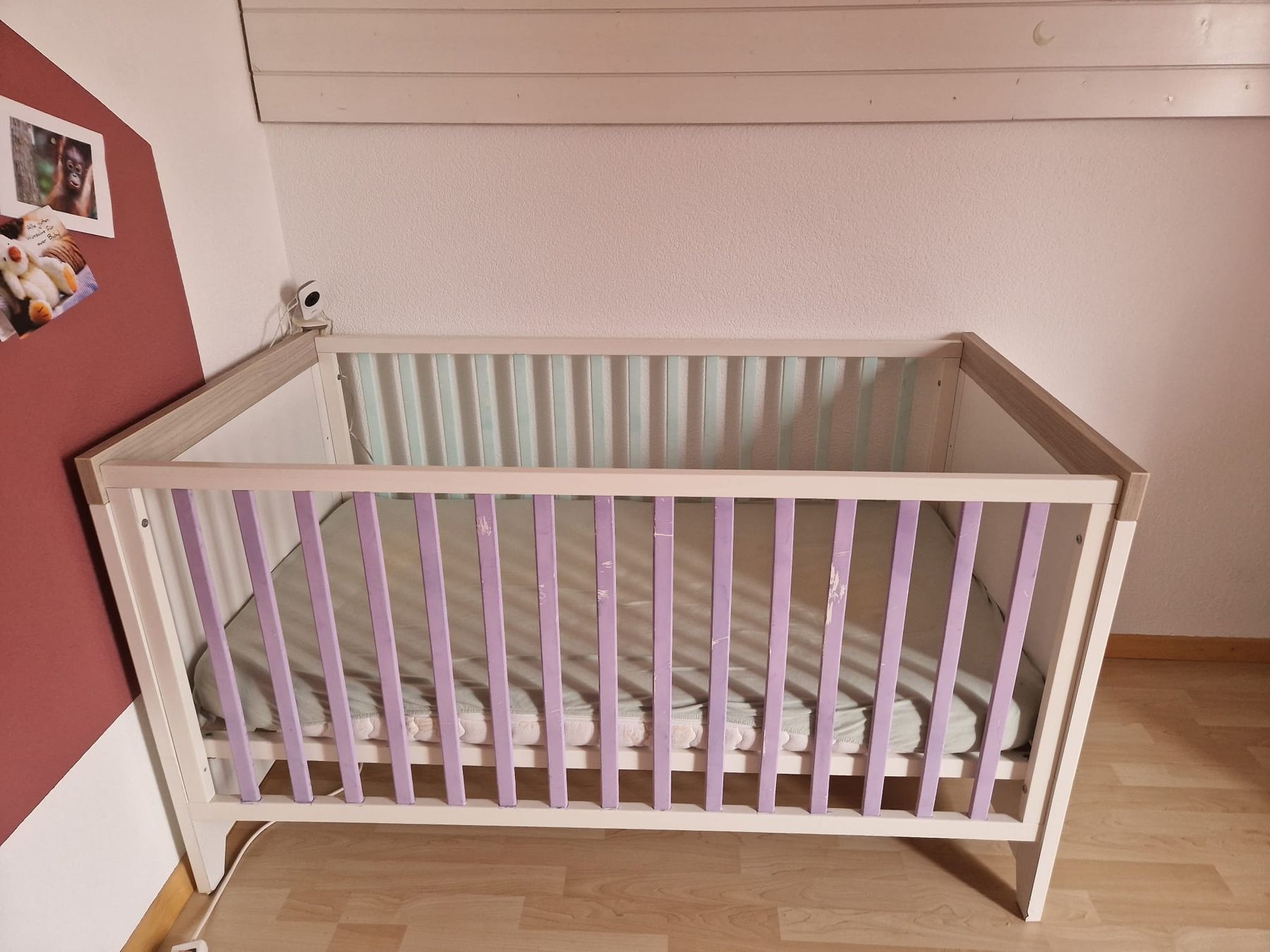 Babybettli, children's bed with mattress and cover, top condition! - Image 1