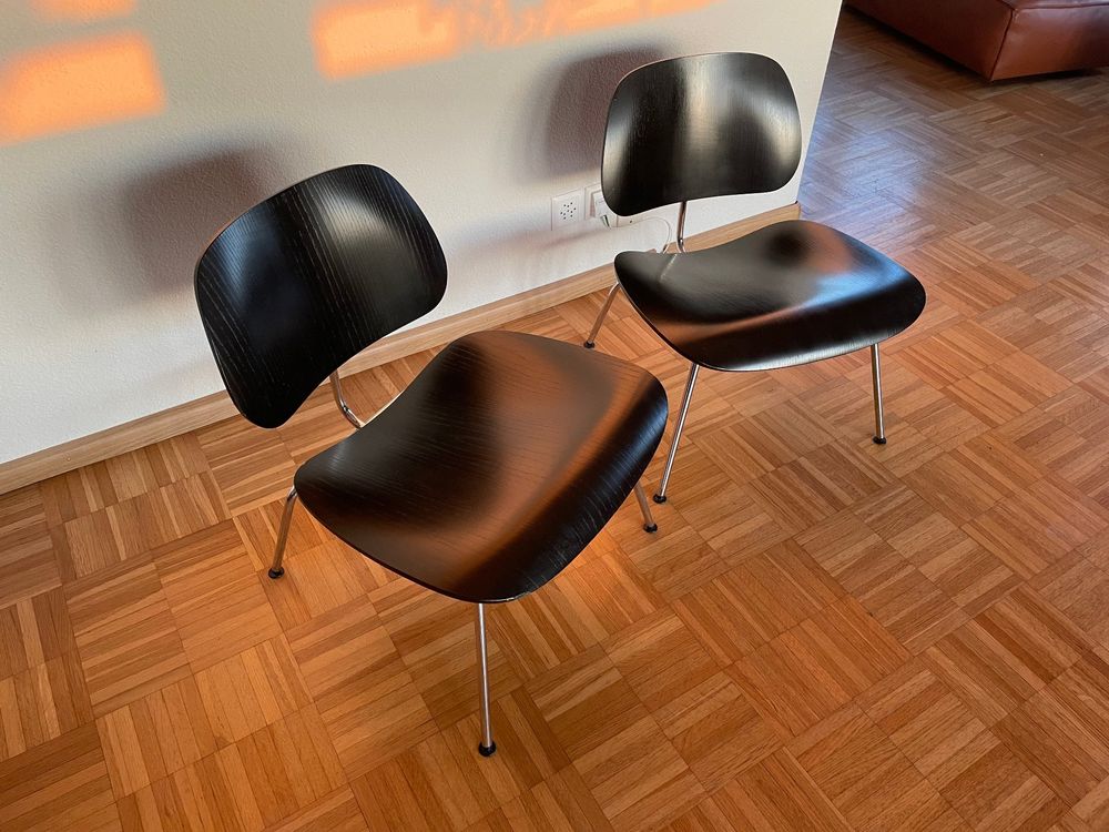 2 Vitra LCM Charles Eames sedie in legno - Image 2
