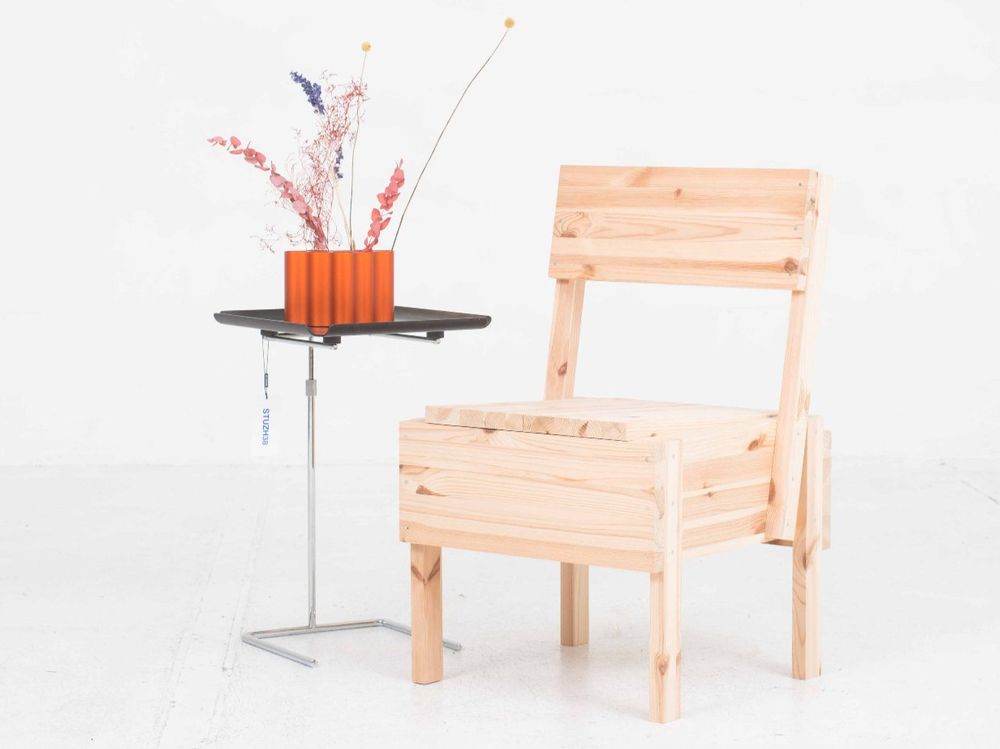 Sedia 1 da Enzo Mari di Artek - Theo Jakob Edition