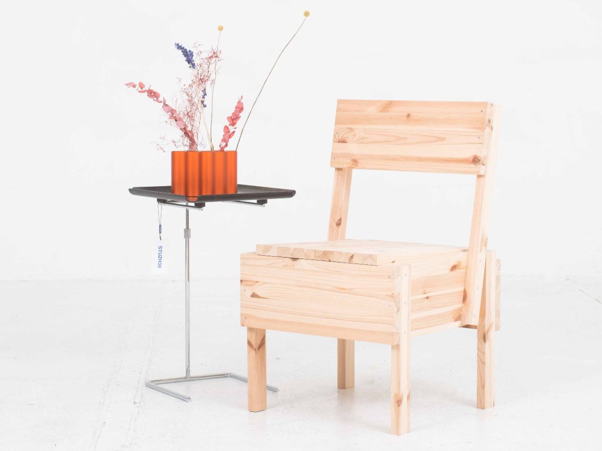 Sedia 1 da Enzo Mari di Artek - Theo Jakob Edition - Image 1