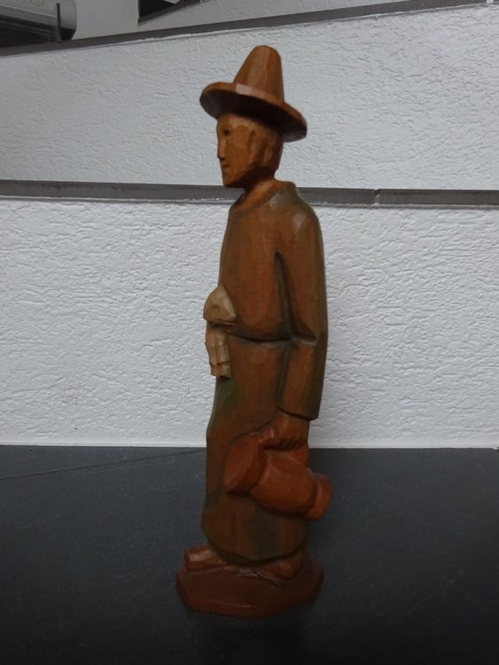 Vintage figura di presepe - pastore Krug capra presepe - Image 2