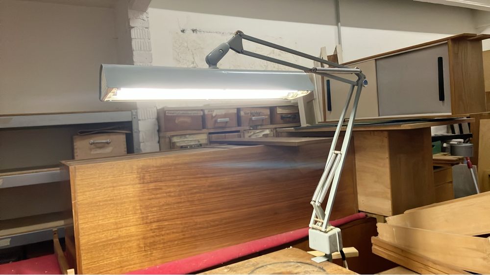 Lampada da scrivania / da officina lampe funziona rar