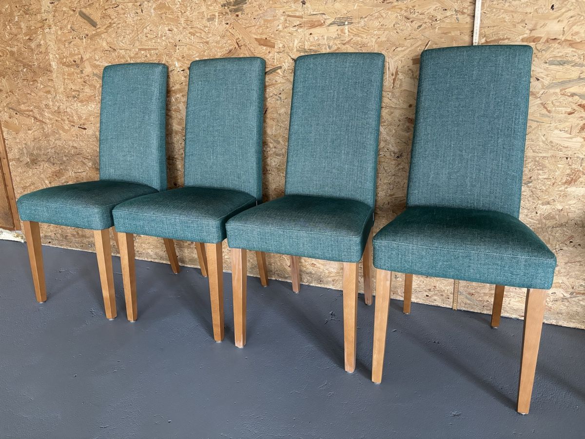 6 pz. Kare Design Chairs, fabric cover, top condition! - Image 3