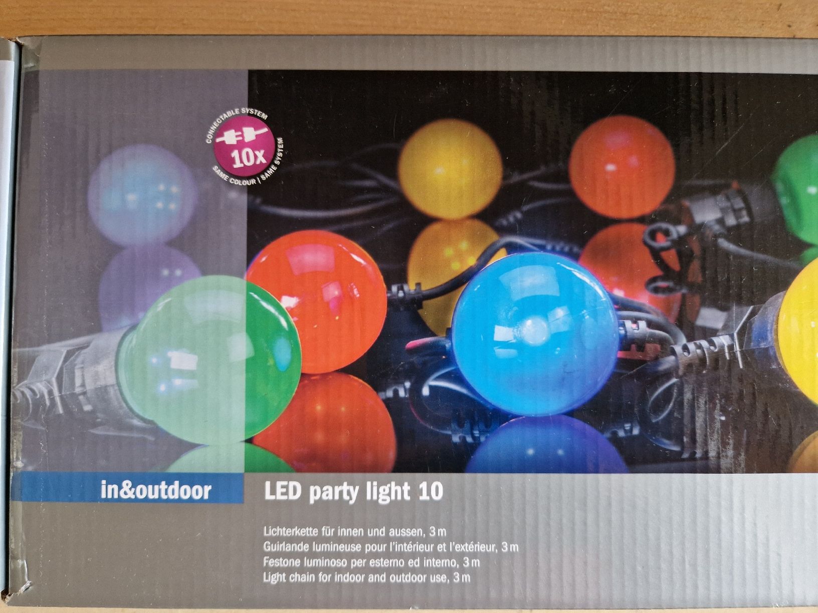 Led Patylicht con 10 lampadine a LED - Image 1