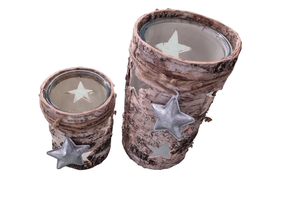 DEPOT Windlichter Set grande e piccolo