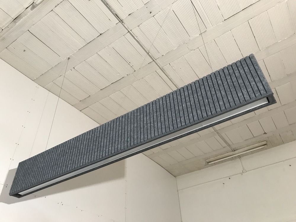 Siles lampada acustica/da ufficio, grigio