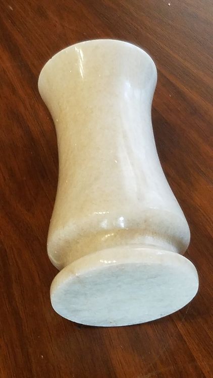 Marmorvase - Vaso in marmo bianco 14 cm - Image 2