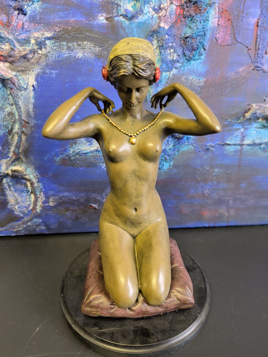 TOP BRONZASTAUE NACKTE LADY POTENZA DEL CORPO FEMMINILE - Image 1