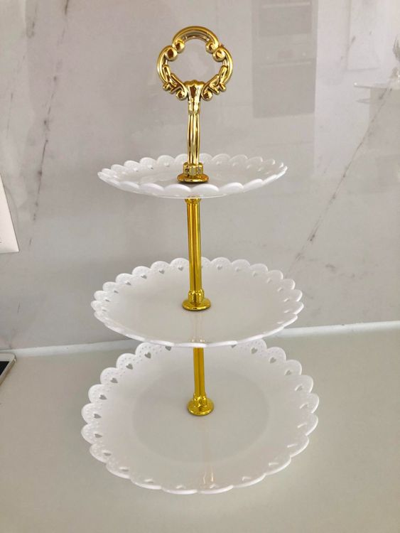 Etagiere nero - oro nuovo