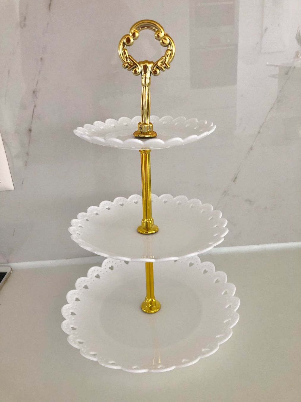 Etagiere nero - oro nuovo - Image 1