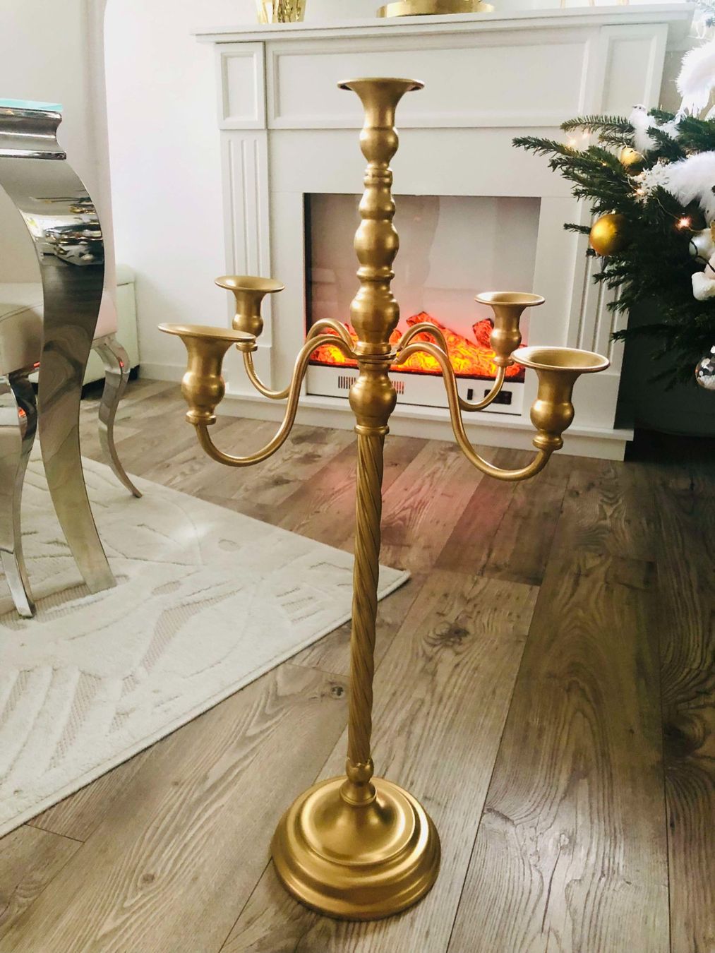UNICO PRODOTTO - PREZZO SPECIALE ‼️ Grande portacandele 71cm oro - Image 3