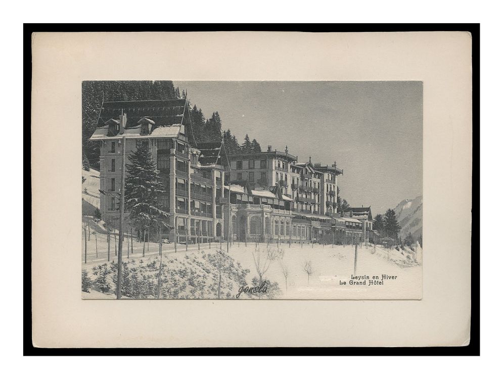 LEYSIN IN ESTATE - 1900 "Il Grand Hôtel"