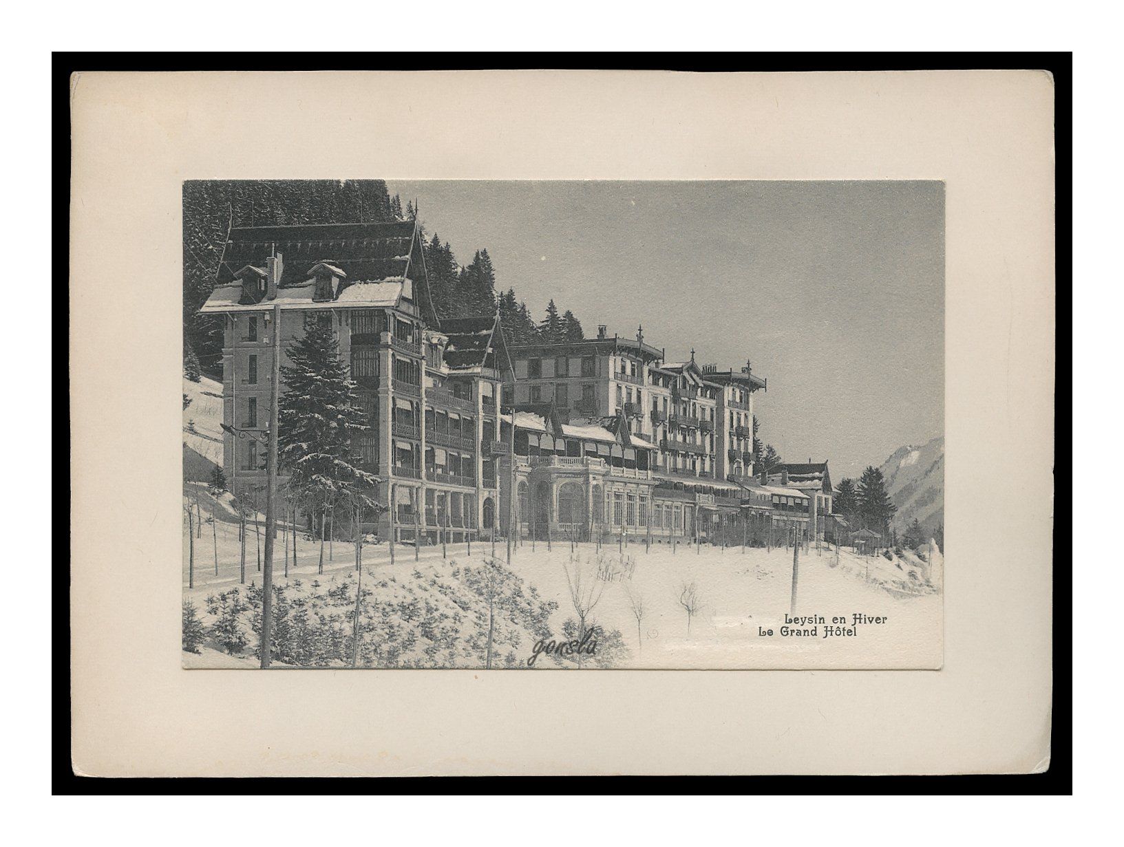 LEYSIN IN ESTATE - 1900 "Il Grand Hôtel" - Image 1
