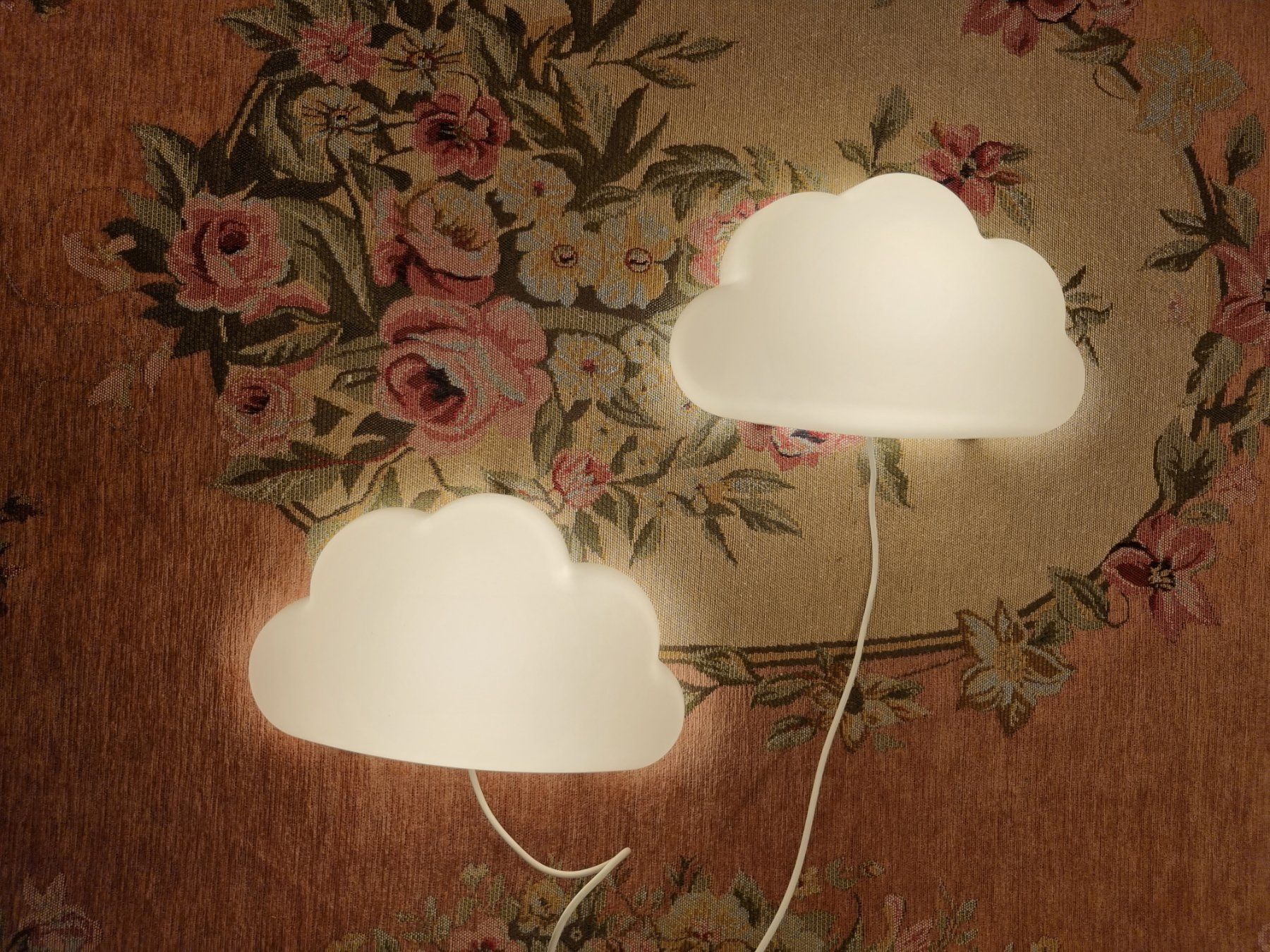 IKEA lampada da parete "Wolke", coppia, LED, bianco - Image 1