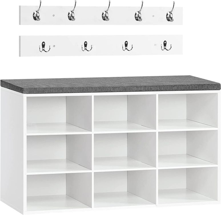Garderobe + Schuhbank Schuhregal Schuhschrank Schuhablage