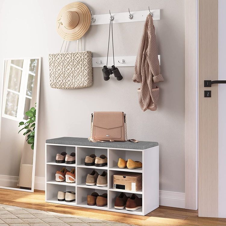 Garderobe + Schuhbank Schuhregal Schuhschrank Schuhablage - Image 2