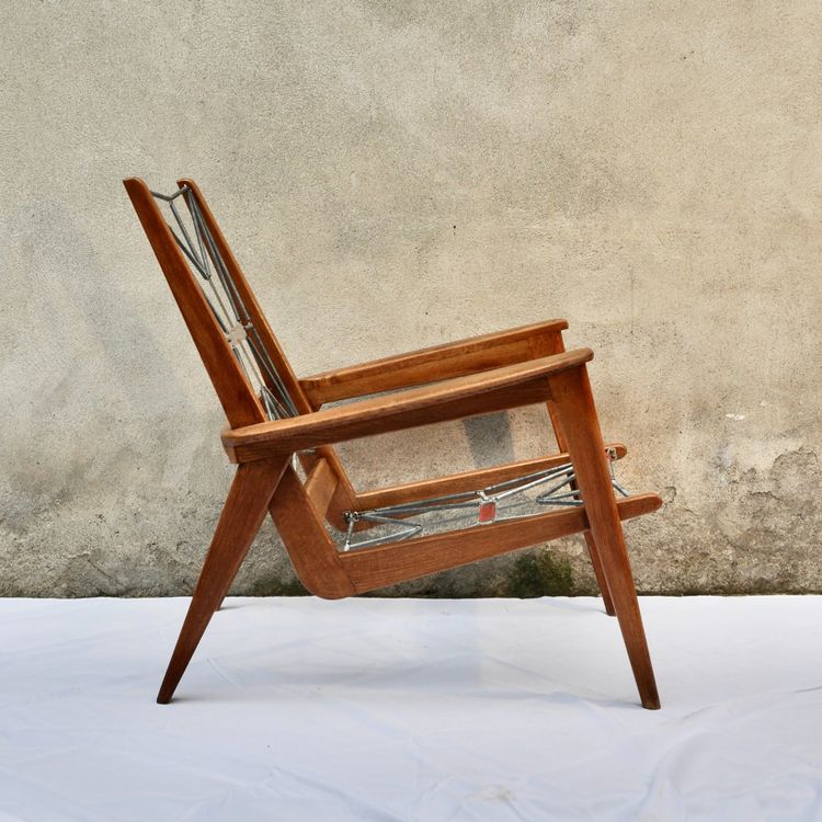 Poltrona free span Marcel Gascoin / Design Vintage