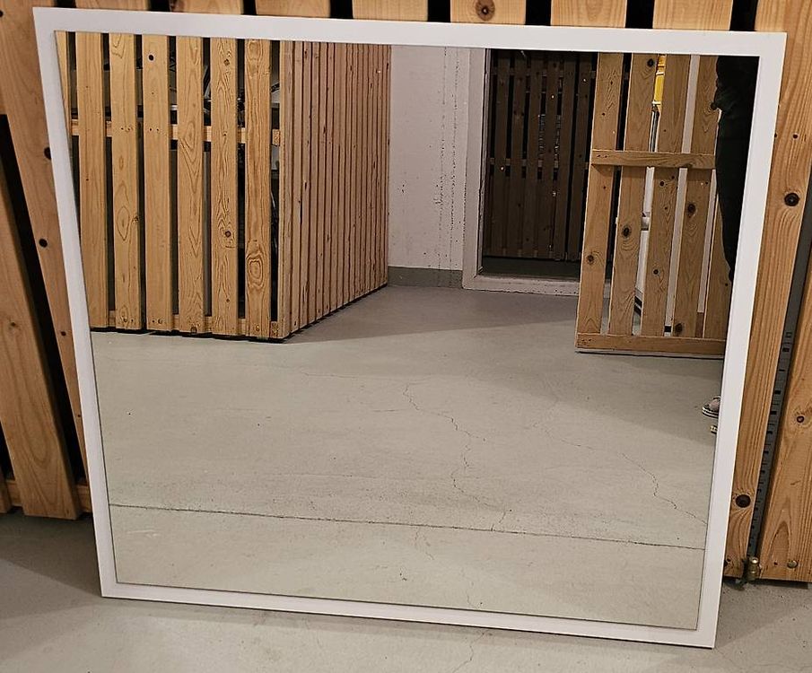 Specchio 83x89 cm cornice bianca