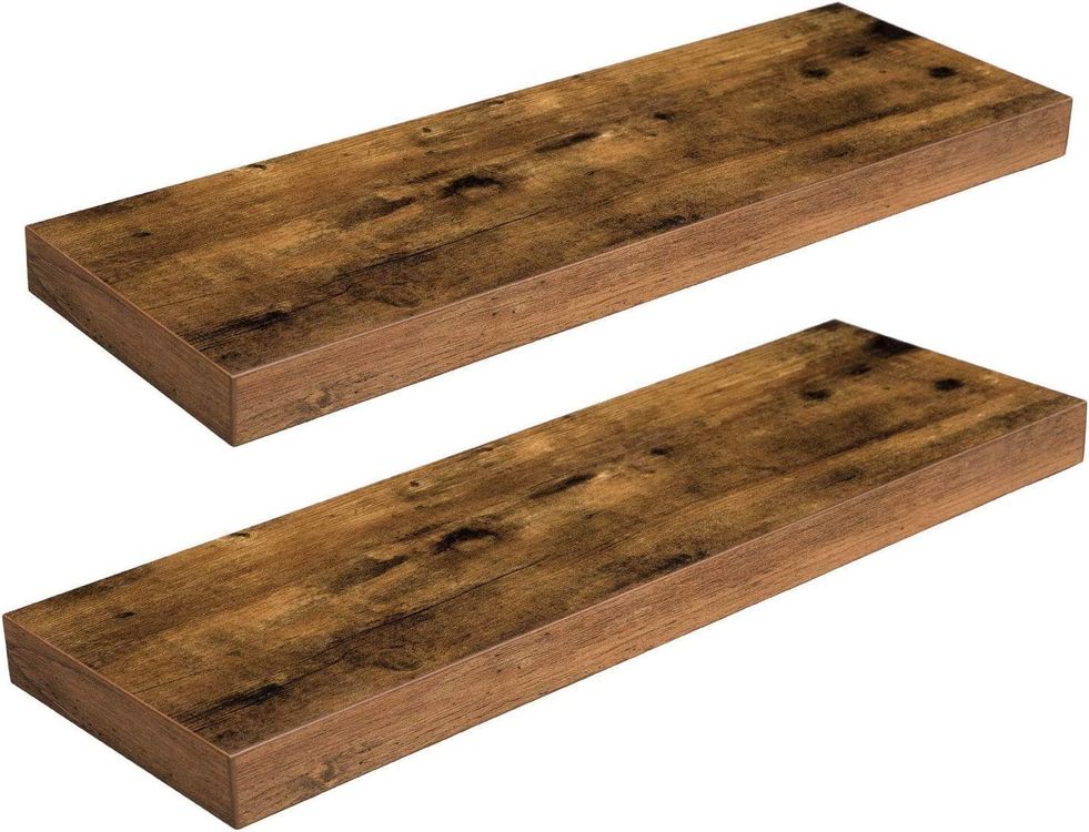 2xWandregal Wandboard Schweberegal Hängeregal Büroregal 60cm