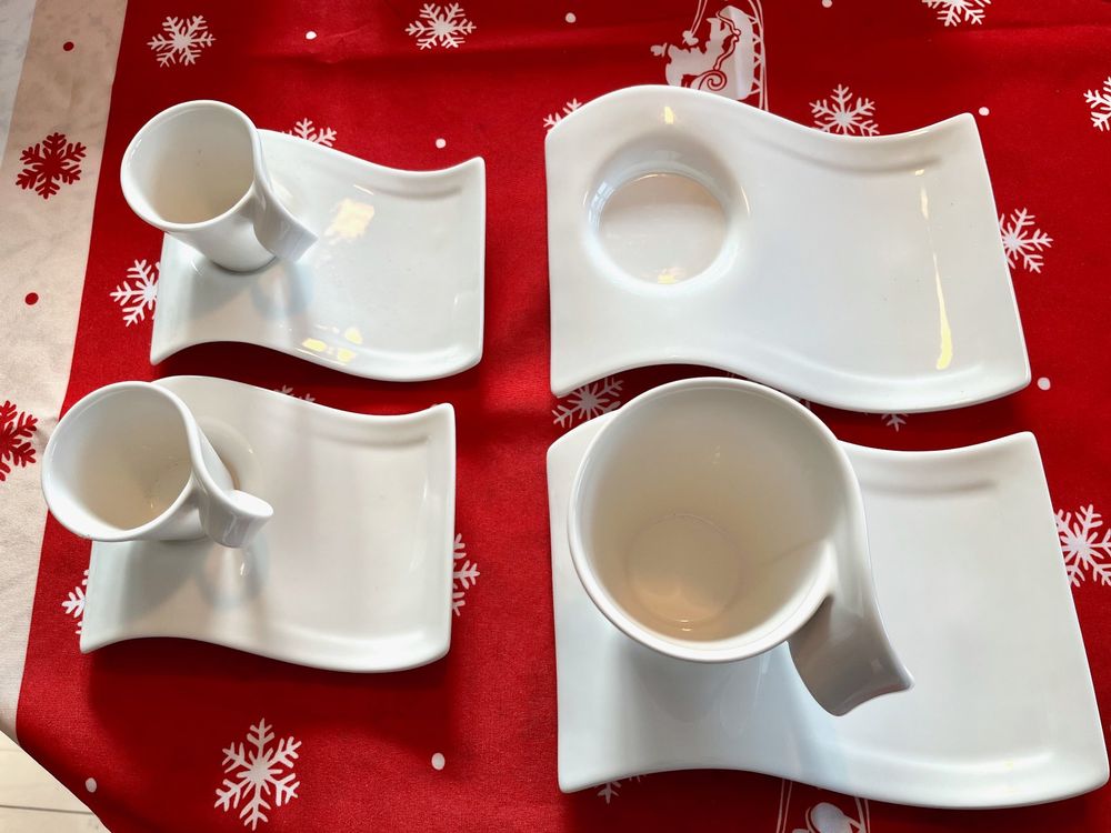 Villeroy&amp;Boch, Wave Design set da caffè/espresso, poco usato