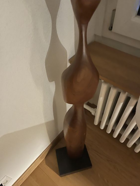 Sculture in legno, 80 cm di altezza, forma astratta, ottimo stato! (50) - Image 2