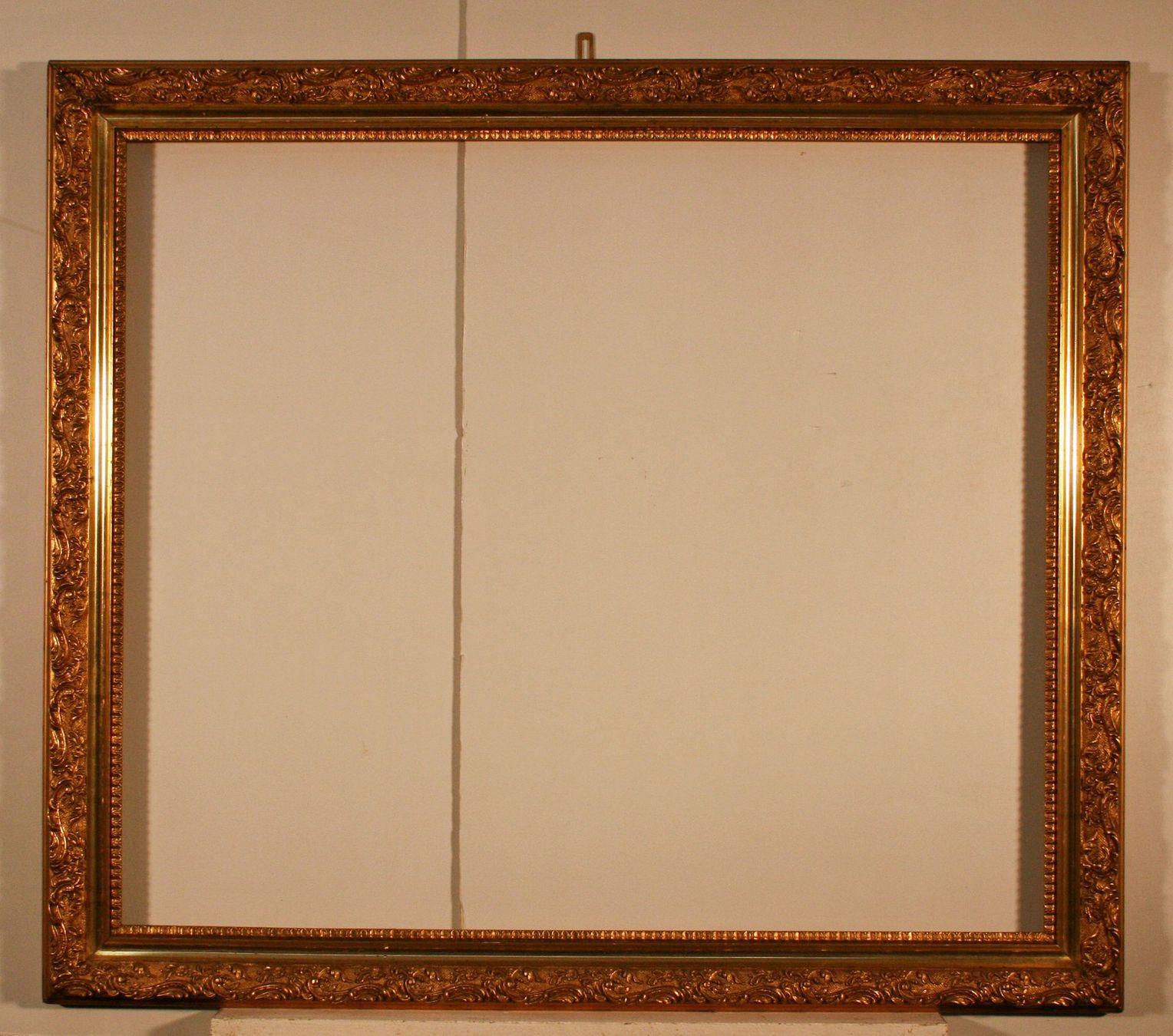 Grande cornice antica / cornice per specchi, 88 x 78 cm - Image 1