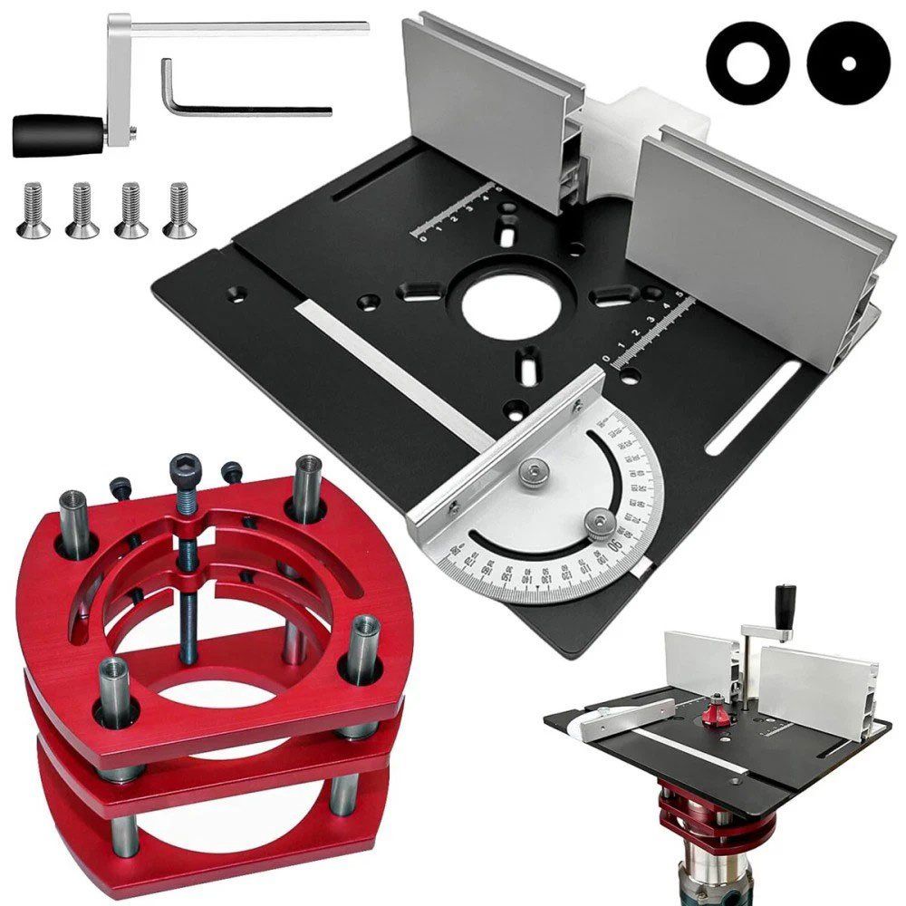 Frästisch-Einlegeplatte set, nuovo, versatile, conveniente! - Image 1